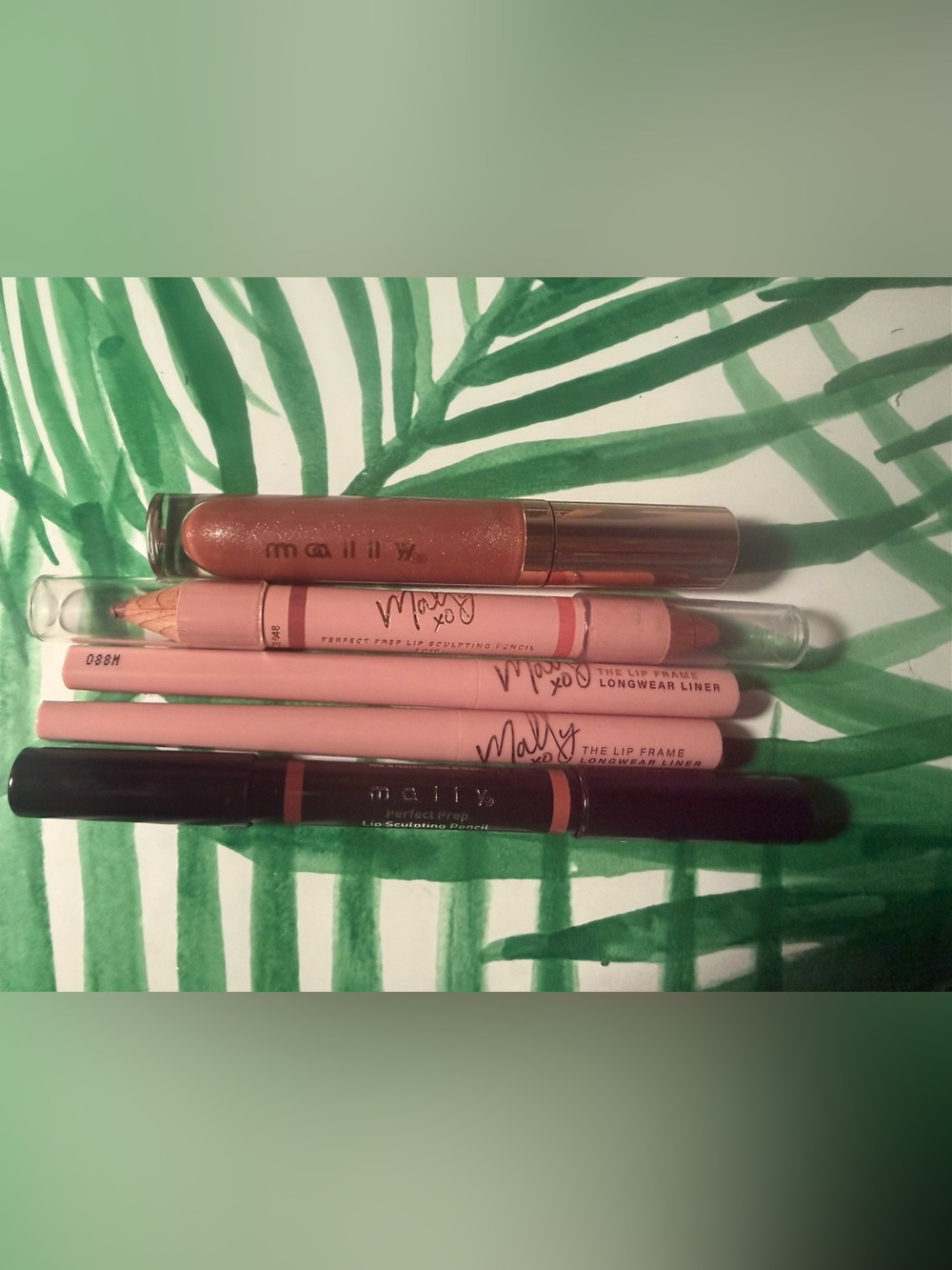 Mally Beauty Pink Nude Lip Gloss & Longwear Liners Set